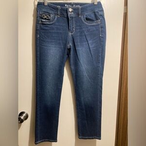 White House Black Market Dark Blue Ankle Jeans